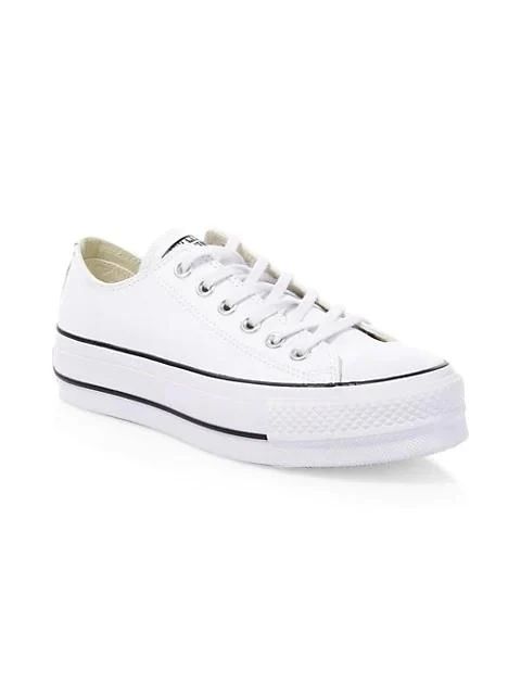 商品Converse|Chuck Taylor All Star Leather Platform Low-Top Sneakers,价格¥528,第2张图片详细描述
