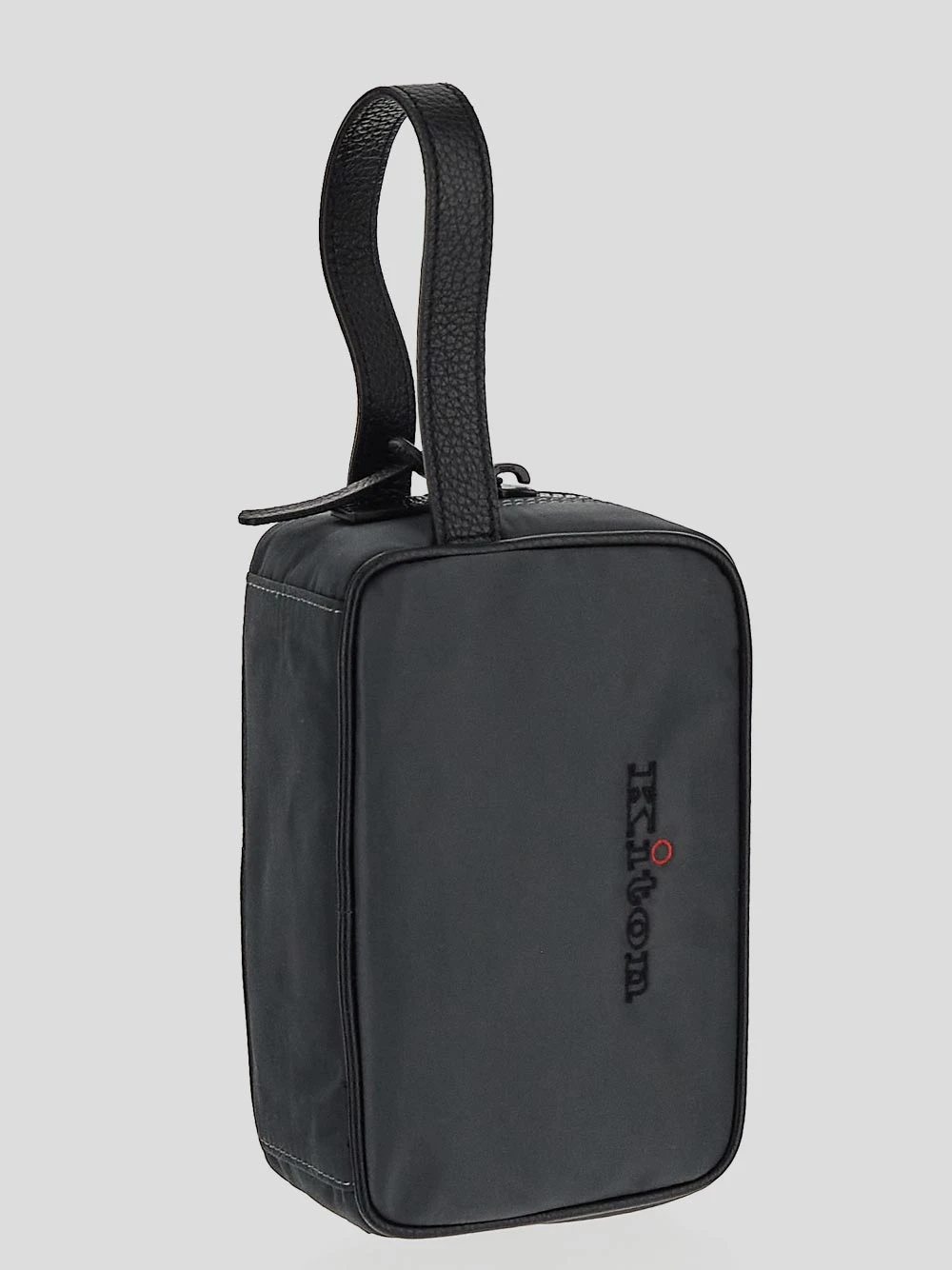 商品【商品预售7天】 Kiton|Kiton 男士手拿包 UBPOCNN0080804 灰色,价格¥944,第4张图片详细描述