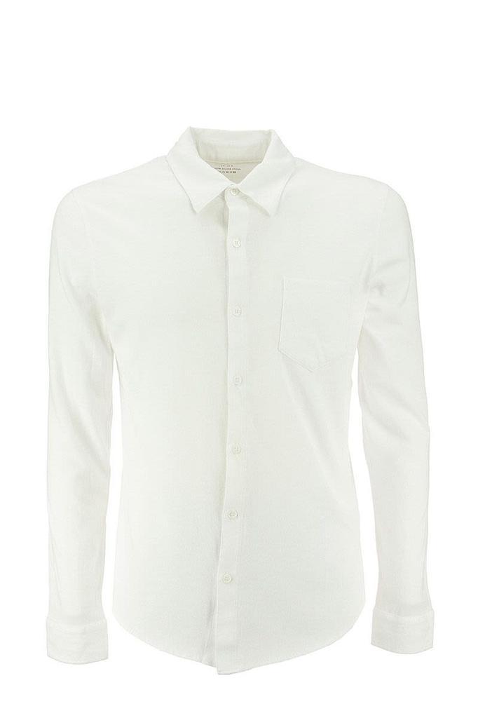 商品MAJESTIC FILATURES|MAJESTIC FILATURES Deluxe cotton long sleeve shirt,价格¥839,第1张图片