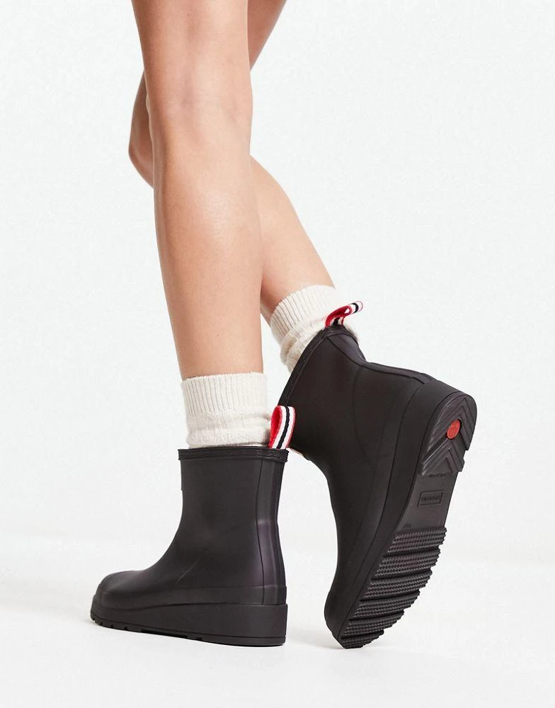 商品Hunter|Hunter original play short wellington boots in black,价格¥707,第2张图片详细描述