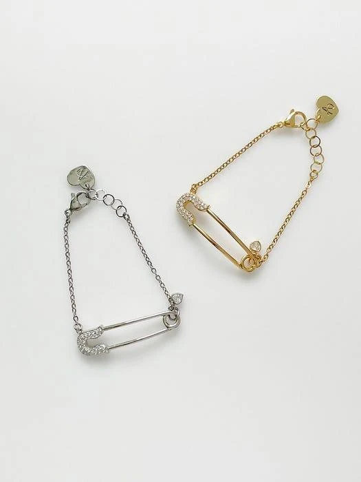 商品August Harmony|Safety Pin bracelet_2color,价格¥410,第2张图片详细描述