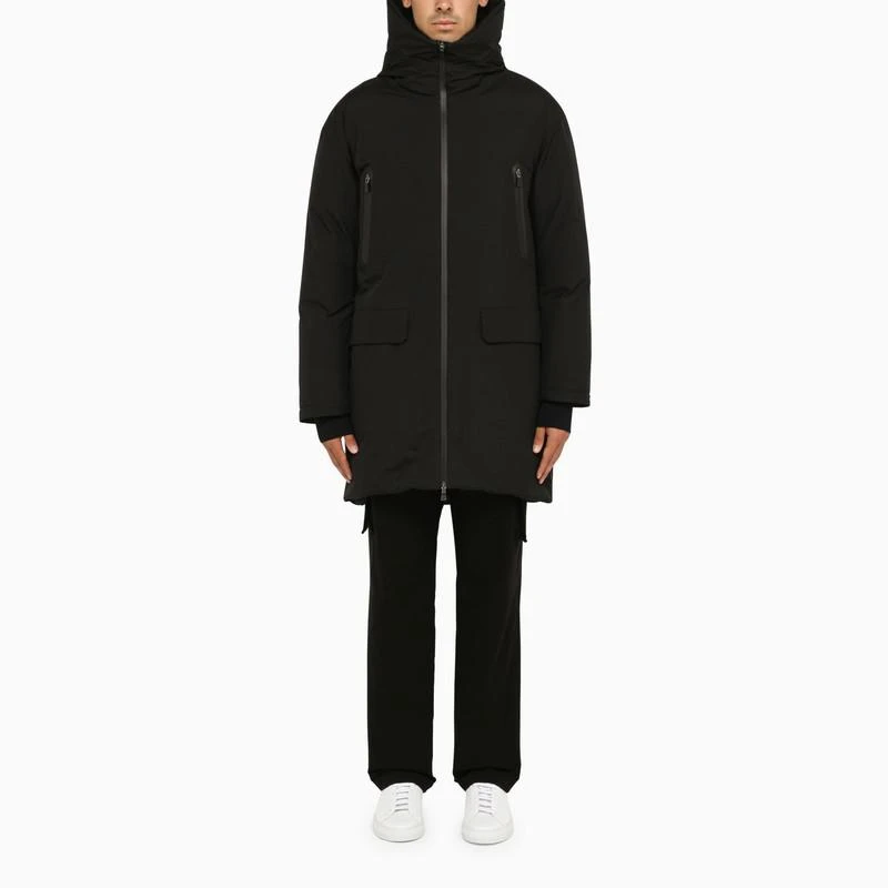 商品Herno|Black Laminar padded parka,价格¥7443,第1张图片