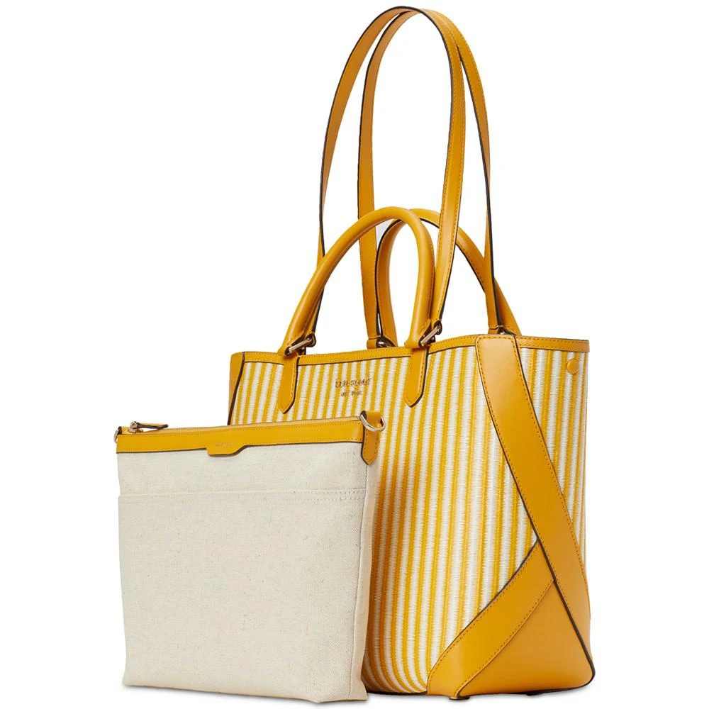 商品Kate Spade|Buddie Striped Straw Small Tote,价格¥1478,第3张图片详细描述