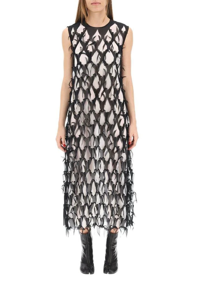商品MAISON MARGIELA|Maison margiela decortique' chiffon dress,价格¥7189,第2张图片详细描述
