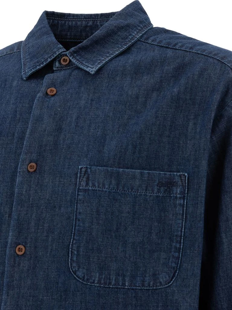 商品A.P.C.|Malo Logo Shirt Shirts Blue,价格¥1049,第4张图片详细描述