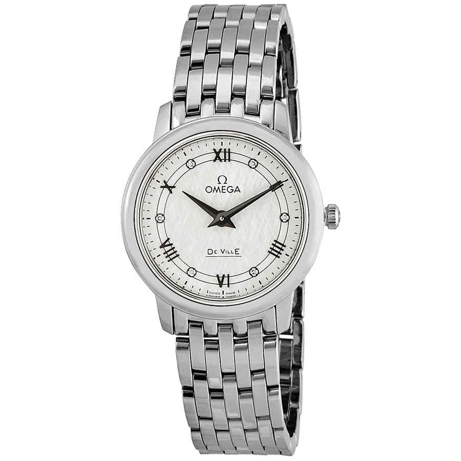 商品Omega|De Ville Prestige White Silvery Diamond Dial Ladies Watch 424.10.27.60.52.002,价格¥15849,第1张图片