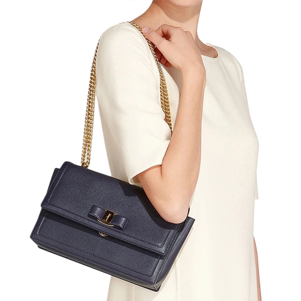 SALVATORE FERRAGAMO 蓝色女士斜挎包 21-G462-674277 商品