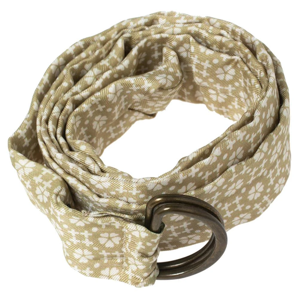 商品[二手商品] Yves Saint Laurent|Yves Saint Laurent Beige Floral Print Silk Belt,价格¥813,第3张图片详细描述