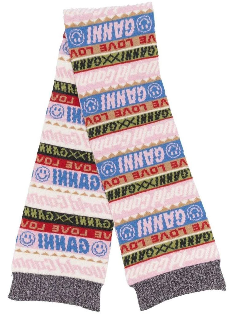 商品Ganni|Graphic Wool Scard,价格¥887,第1张图片