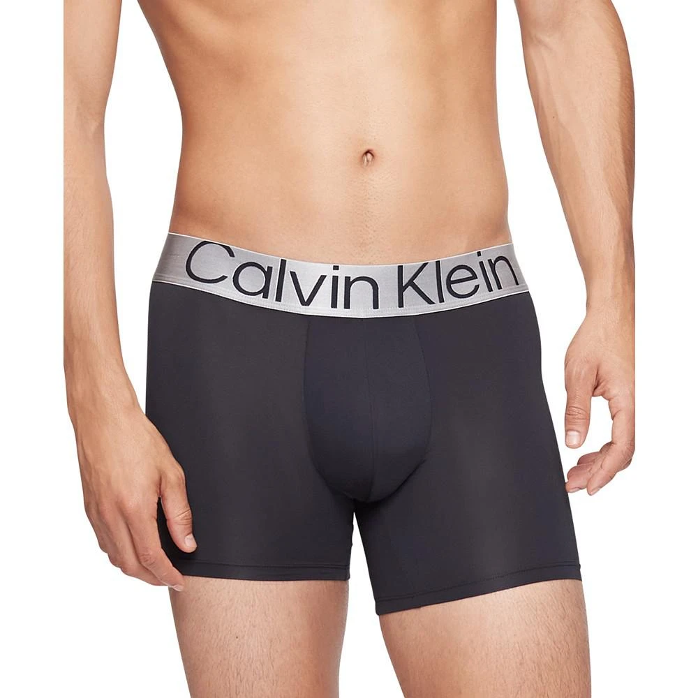 商品Calvin Klein|Men's 3-Pk Steel Boxer Briefs Underwear,价格¥195,第1张图片