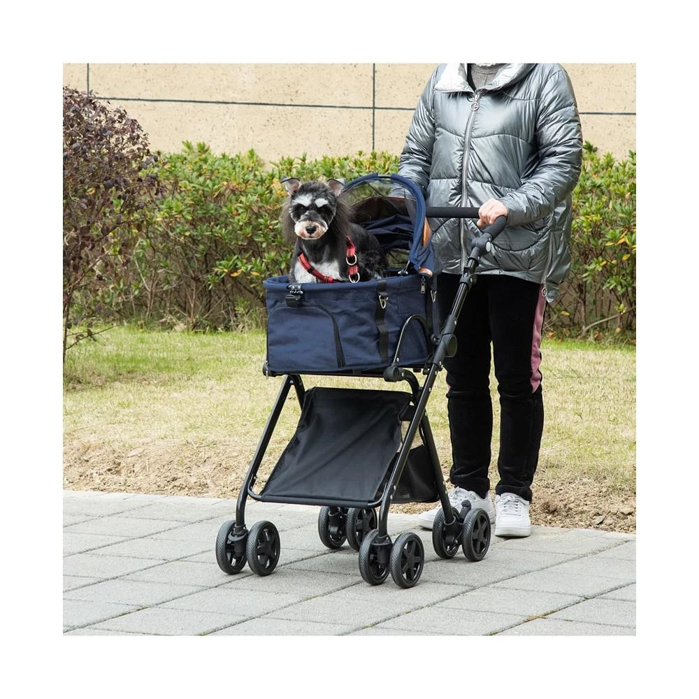 商品PawHut|Foldable Pet Carrier/Removable Bag for Kittens & Puppies, Black,价格¥1005,第2张图片详细描述