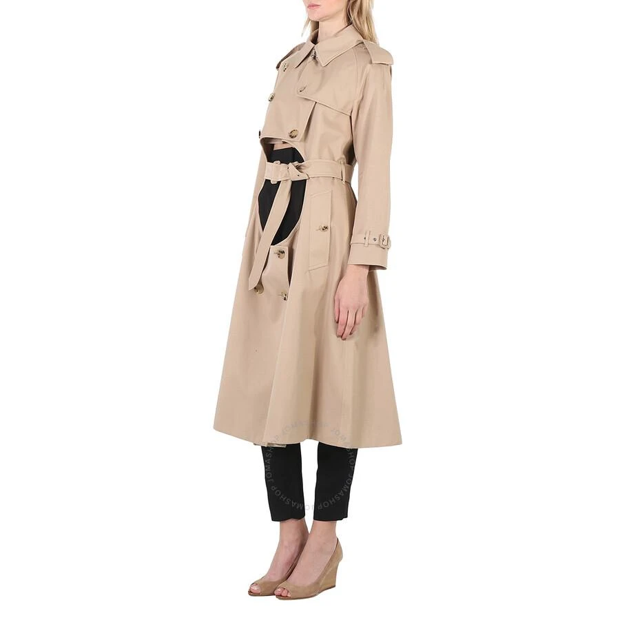 商品Burberry|Cotton Gabardine Step-through Double-breasted Trench Coat,价格¥2687,第2张图片详细描述