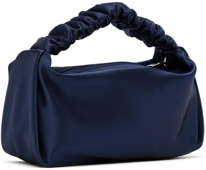 Blue Mini Scrunchie Top Handle Bag商品第3张图片规格展示