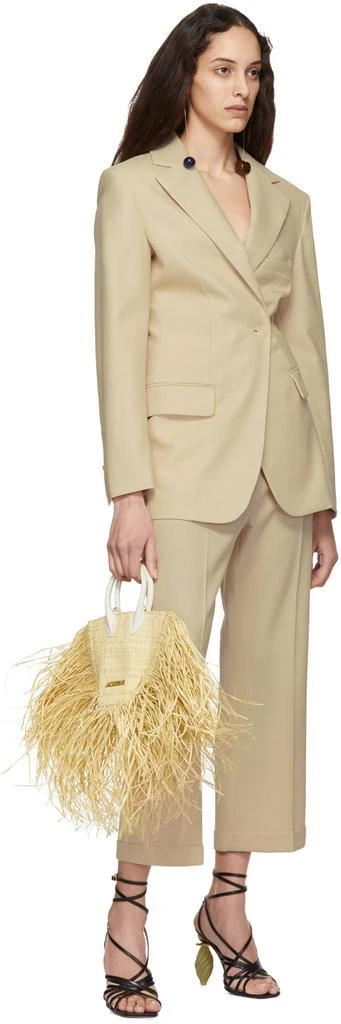 商品Jacquemus|Beige 'La Veste de Costume' Blazer,价格¥4673,第5张图片详细描述