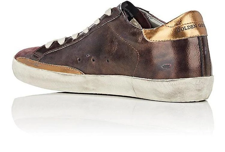 商品Golden Goose|Women's Superstar Leather & Suede Sneakers,价格¥1926,第3张图片详细描述