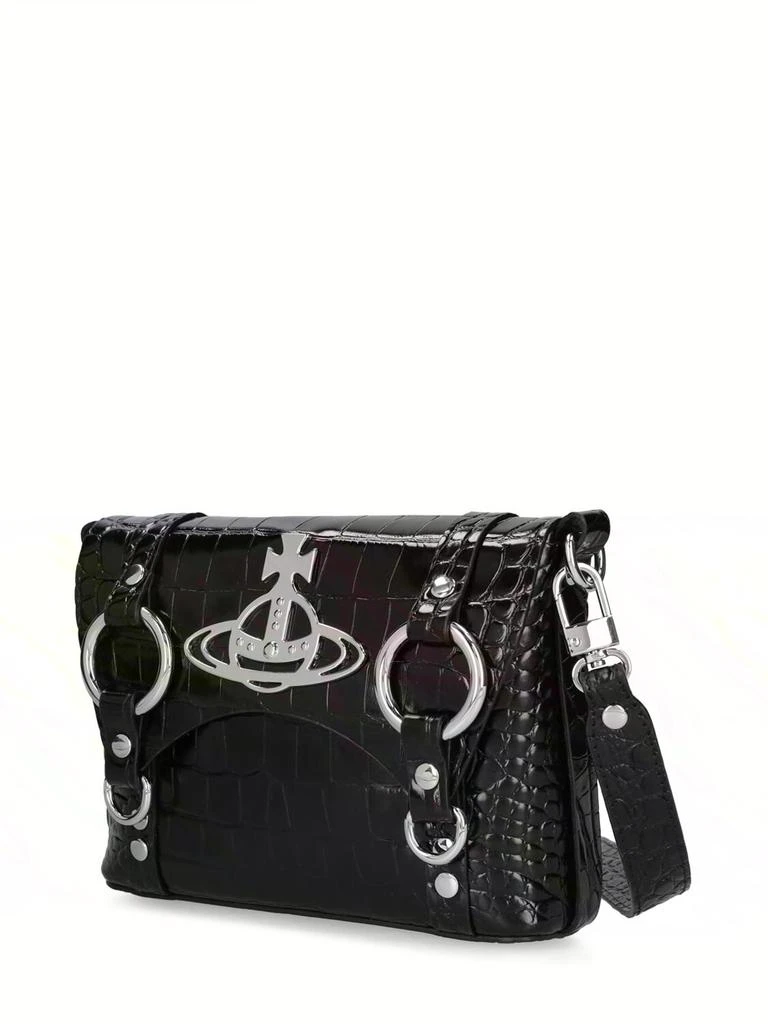 商品Vivienne Westwood|Kim Croc Embossed Leather Crossbody Bag,价格¥5217,第2张图片详细描述