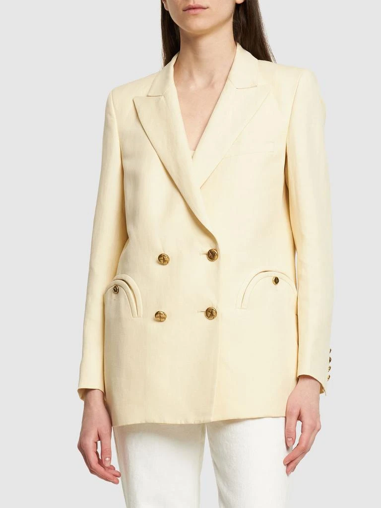 商品BLAZÉ MILANO|Savannah Butter Everyday Wool Blazer,价格¥13584,第2张图片详细描述