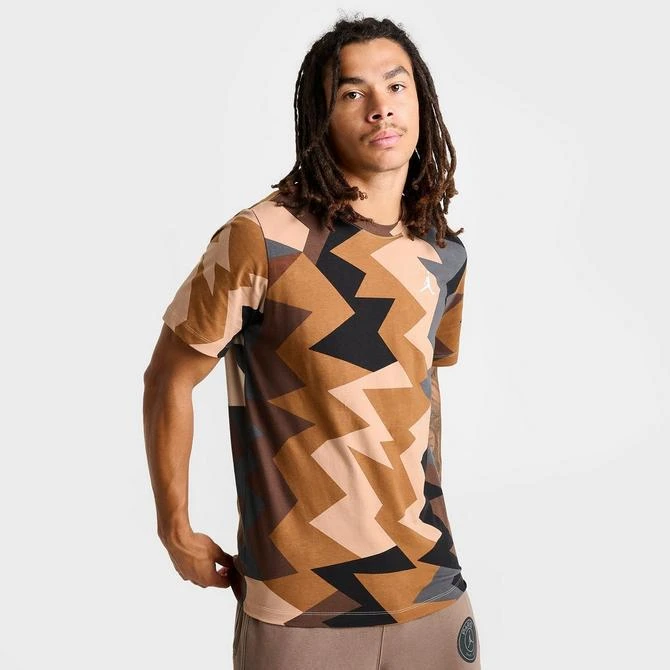 商品Jordan|Men's Jordan Flight MVP Allover Heritage Print Graphic T-Shirt,价格¥223,第3张图片详细描述