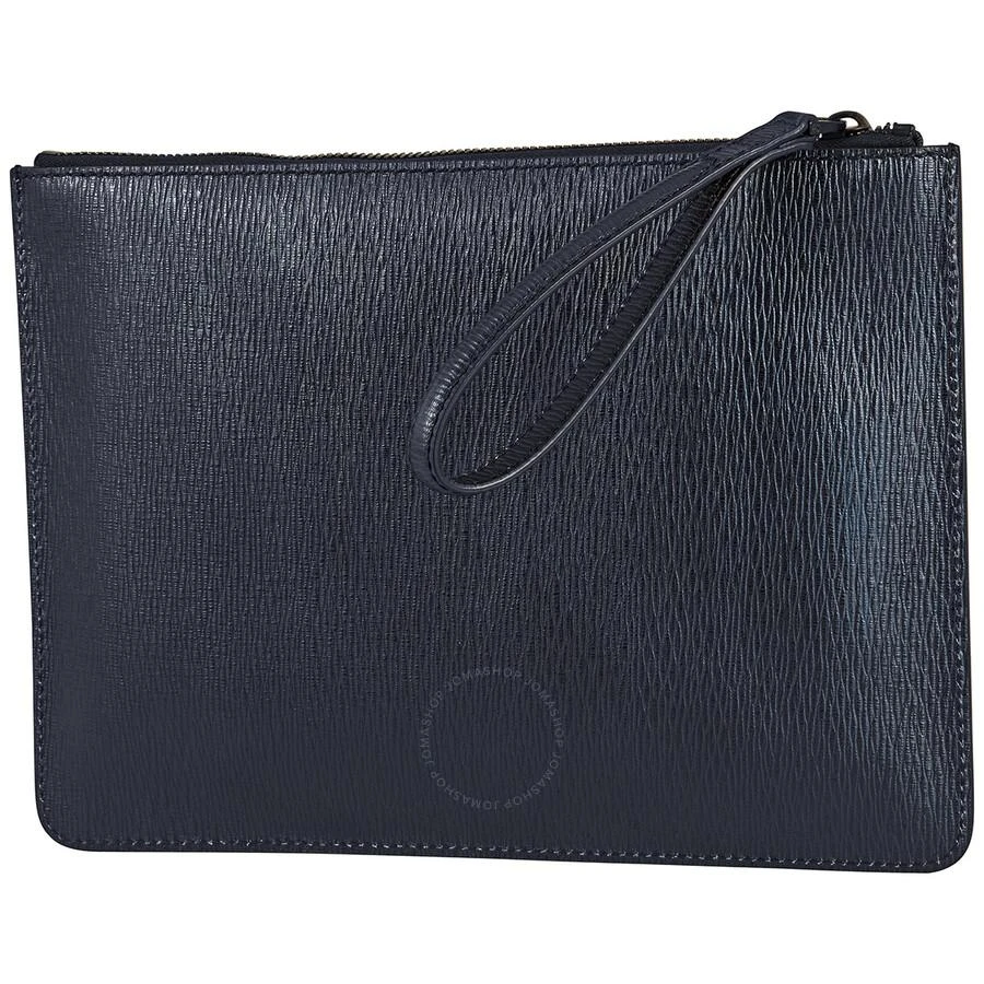 商品Salvatore Ferragamo|Salvatore Ferragamo Calfskin Leather Document Holder In Navy Blue,价格¥2221,第3张图片详细描述