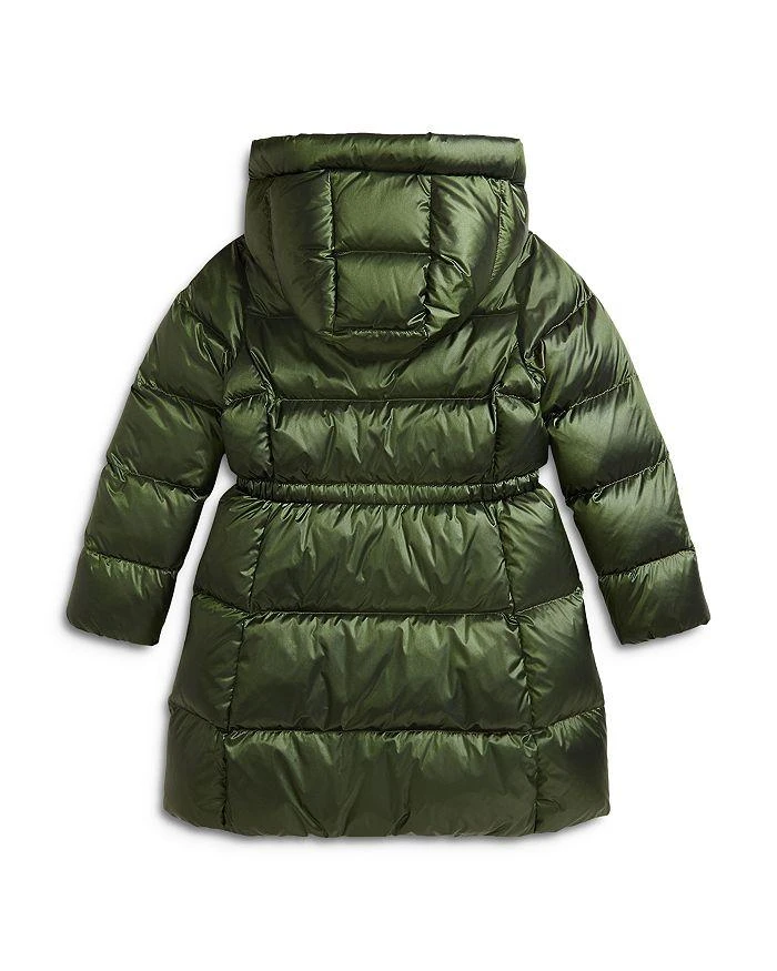 商品Ralph Lauren|Girls' Metallic Down Hooded Long Jacket - Big Kid,价格¥1827,第2张图片详细描述