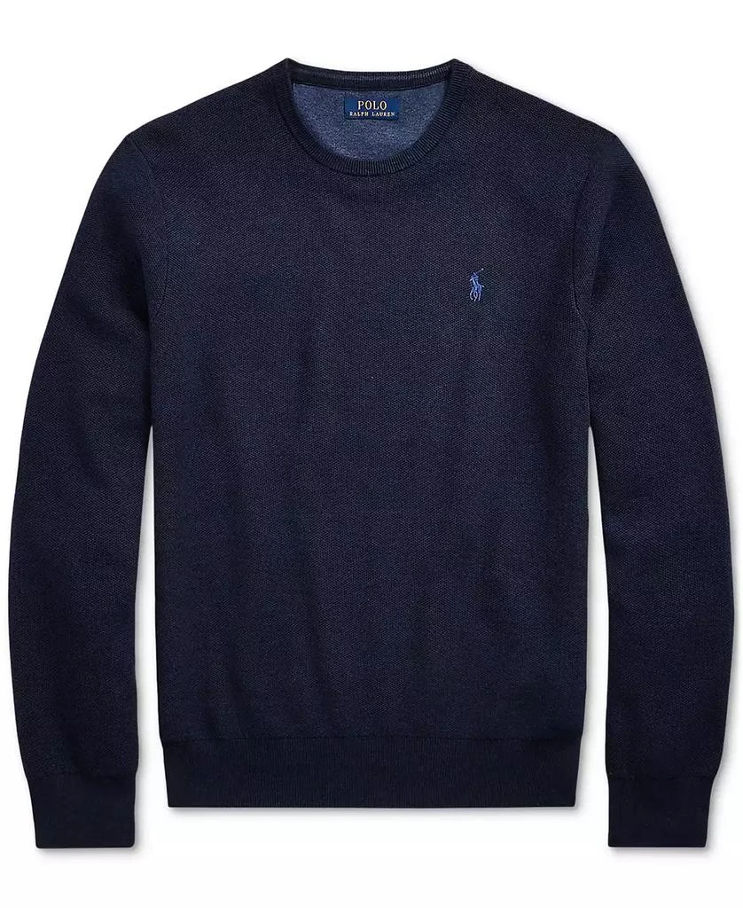 商品Ralph Lauren|Men's Textured Cotton Crewneck Sweater,价格¥627,第5张图片详细描述