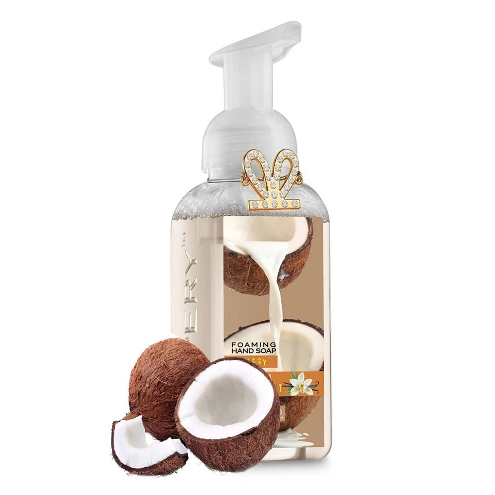 商品Lovery|Hand Foaming Soap in Vanilla Coconut, Moisturizing Hand Soap with Flawless Crystal Heart Bracelet - Hand Wash Set, 2 Piece,价格¥113,第1张图片