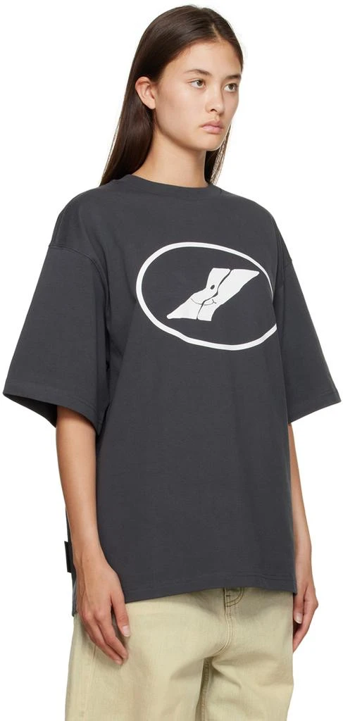 商品We11done|Gray Printed T-Shirt,价格¥805,第2张图片详细描述