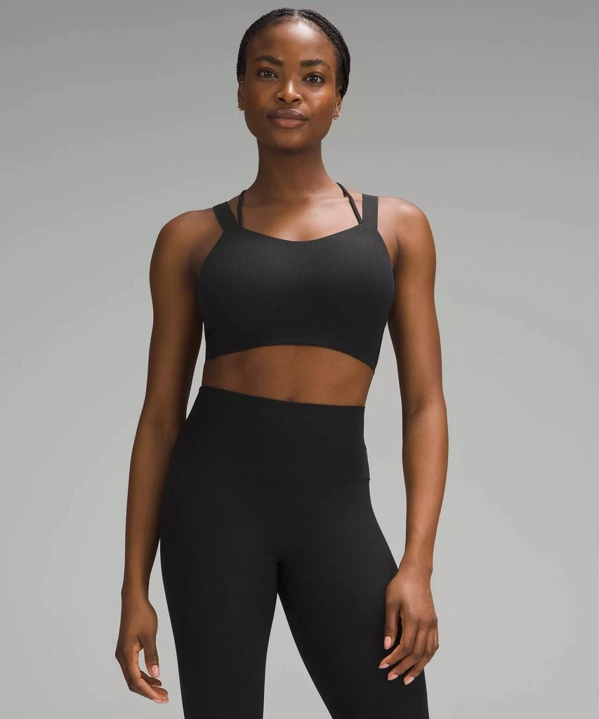 商品Lululemon|Like a Cloud Ribbed Longline Bra *Light Support, D/DD Cup,价格¥480,第1张图片