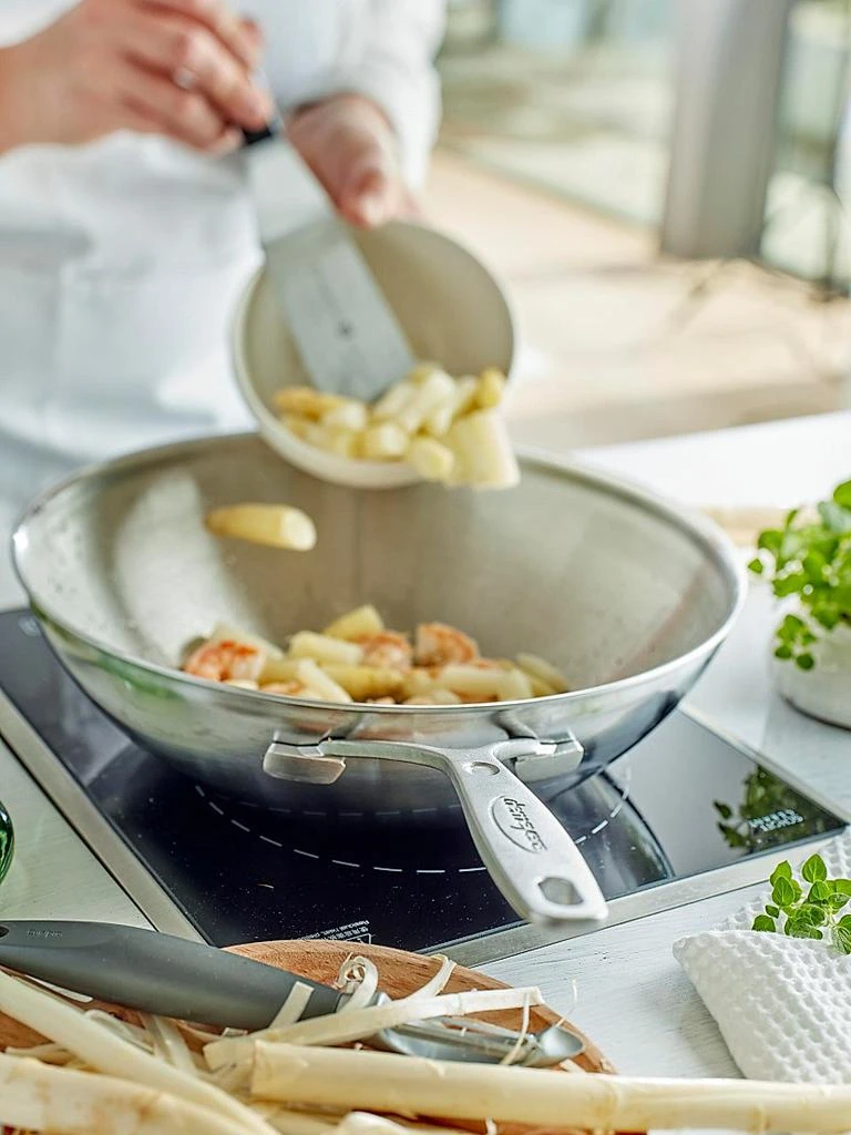 商品Demeyere|Stainless Steel Flat Bottom Wok with Helper Handle,价格¥2061,第3张图片详细描述