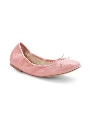 商品Sam Edelman|Felicia Embossed Leather Ballet Flats,价格¥554,第2张图片详细描述