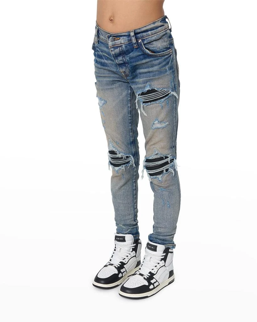 商品AMIRI|Kid's MX1 Distressed Denim Jeans, Size 4-12,价格¥2852,第3张图片详细描述