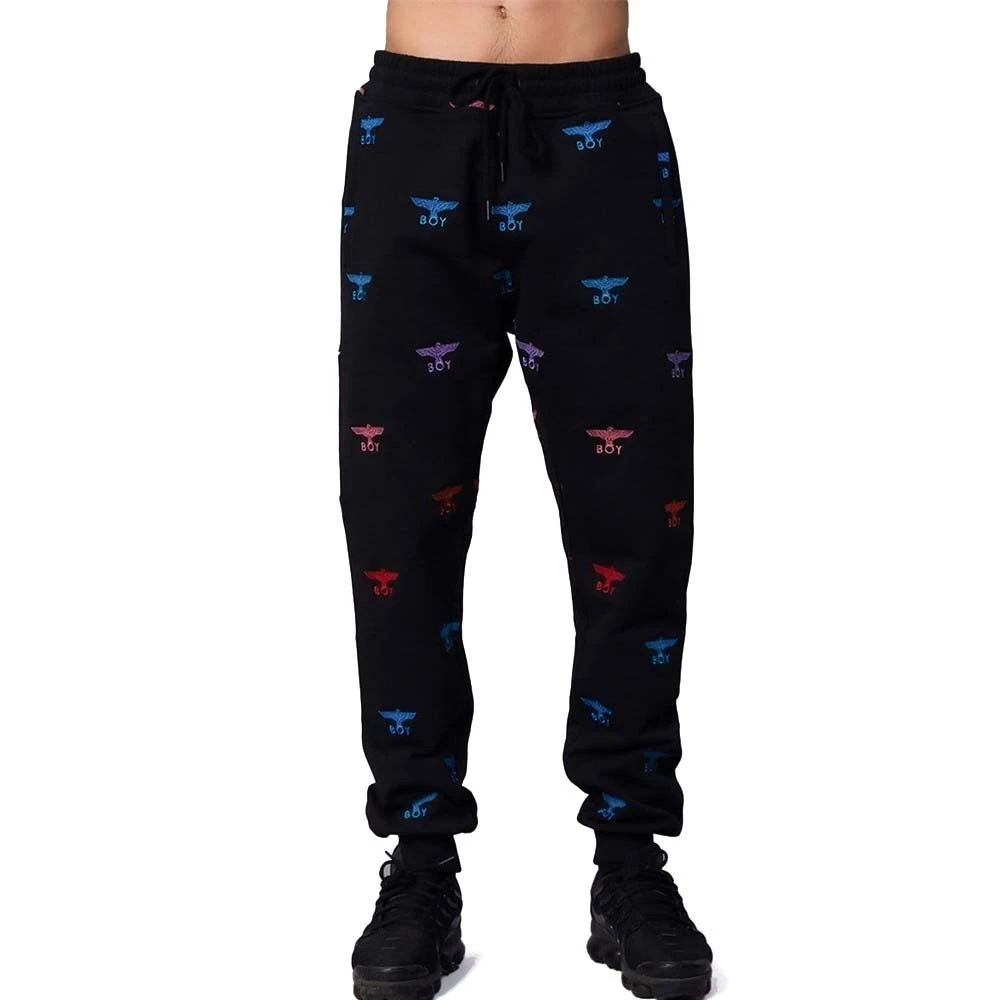 BOY LONDON 男黑色男士运动裤 REPEATEMB-JOGGER 商品