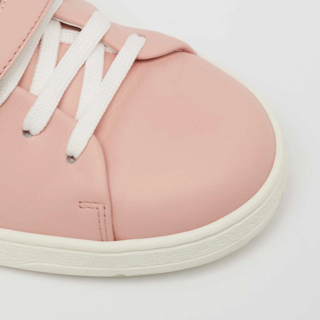 Louis Vuitton Pink/White Leather Logo Frontrow Sneakers Size 37.5 商品