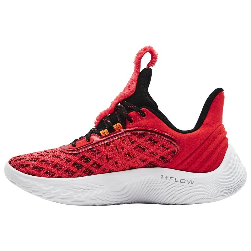 商品Under Armour|大童款 安德玛 芝麻街联名 Curry 9 艾摩Elmo 红白色 篮球鞋,价格¥986,第2张图片详细描述