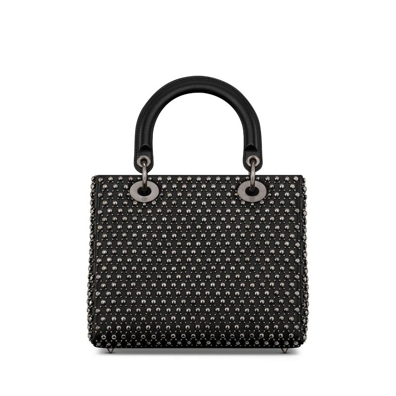 商品Dior|Dior 迪奥 Lady Dior系列女士银色牛皮手提包,价格¥62332,第4张图片详细描述