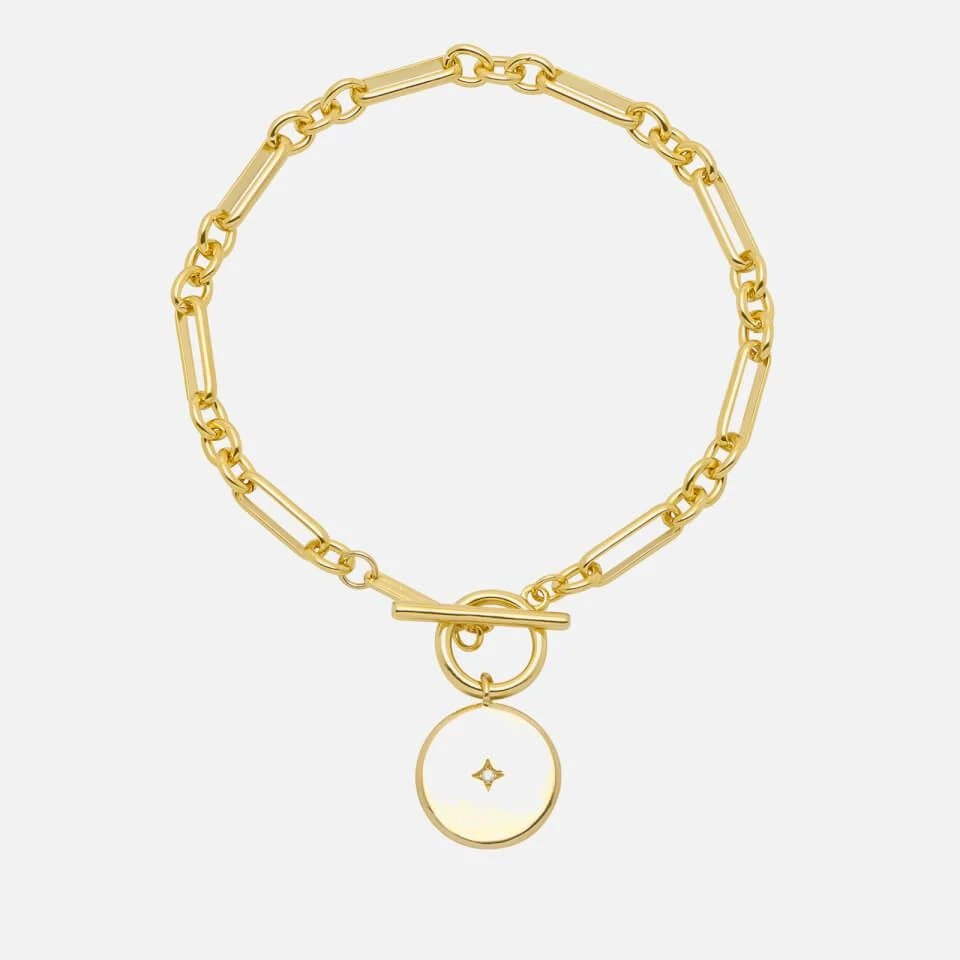 商品ESTELLA BARTLETT|Estella Bartlett T-Bar Chain Star Coin Gold-Plated Bracelet,价格¥239,第1张图片