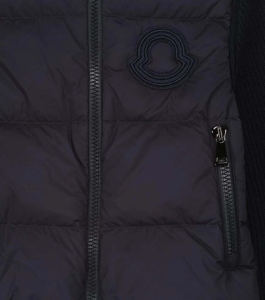 商品Moncler|Knit-sleeve down jacket,价格¥3048,第3张图片详细描述