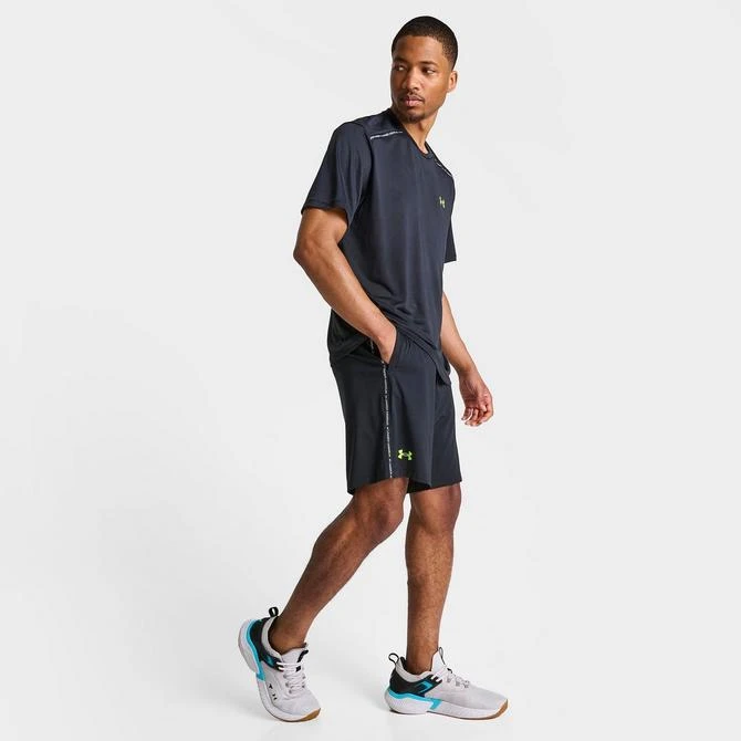 商品Under Armour|Men's Under Armour Heatgear Knit Tape Shorts,价格¥113,第2张图片详细描述