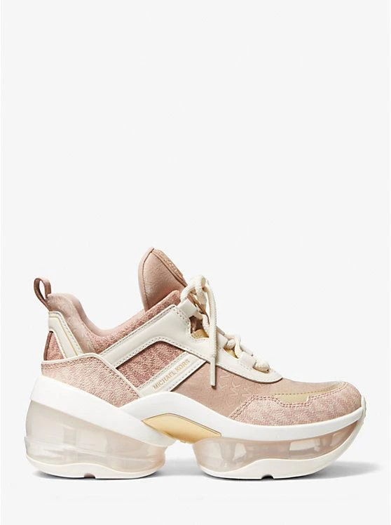 商品Michael Kors|Olympia Extreme Color-Block Jacquard and Logo Trainer,价格¥557,第2张图片详细描述