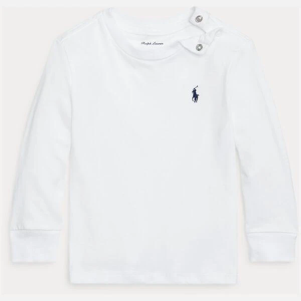 商品Ralph Lauren|Polo Ralph Lauren Baby's Long Sleeve Cotton-Jersey T-Shirt,价格¥213,第1张图片详细描述