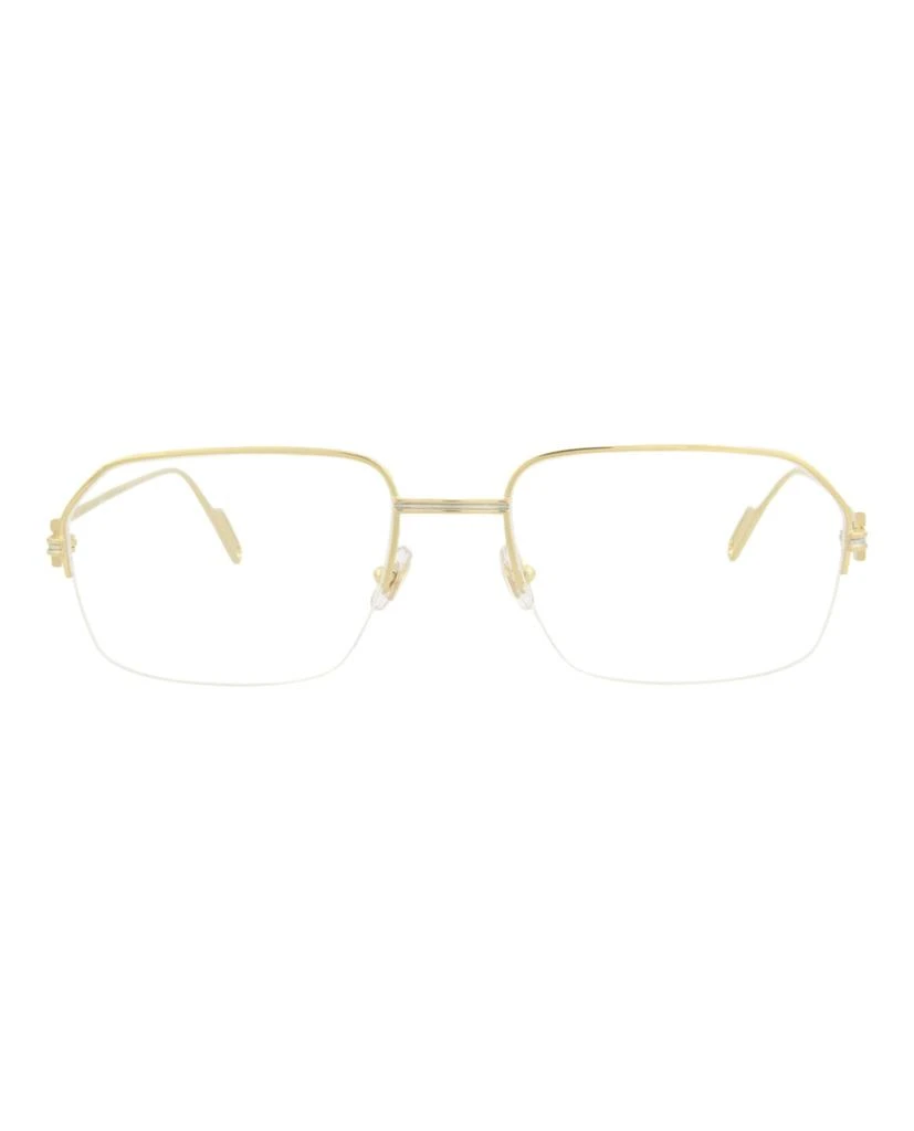 商品Cartier|Square-Frame Metal Optical Frames,价格¥2205,第1张图片