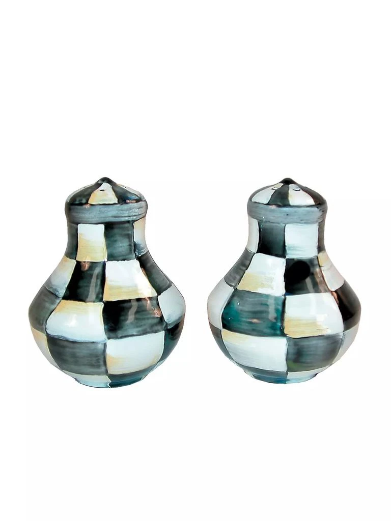 商品MacKenzie-Childs|Courtly Check Two-Piece Salt &amp; Pepper Shaker Set,价格¥524,第1张图片