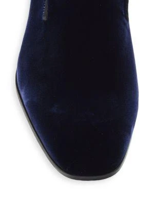 商品Massimo Matteo|Velvet Smoking Slipper,价格¥522,第5张图片详细描述