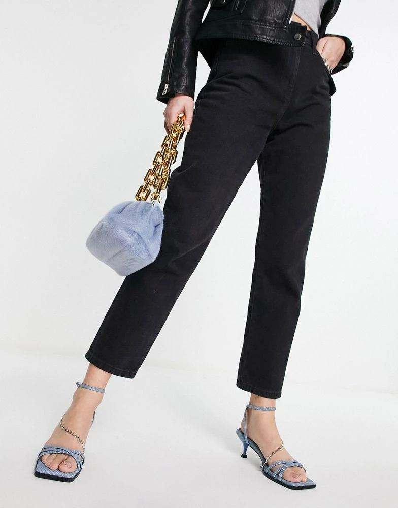 商品Topshop|Topshop Nimble low heel chain sandal in blue,价格¥156,第3张图片详细描述