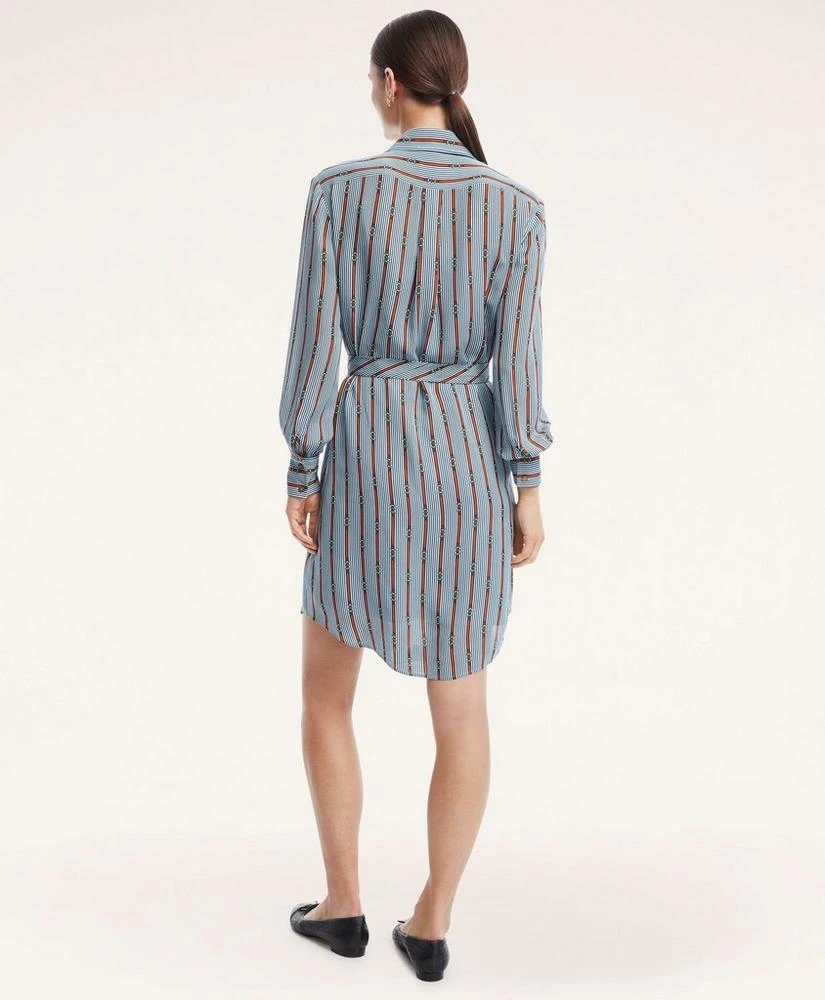 商品Brooks Brothers|Georgette Silk Shirt Dress,价格¥1277,第3张图片详细描述