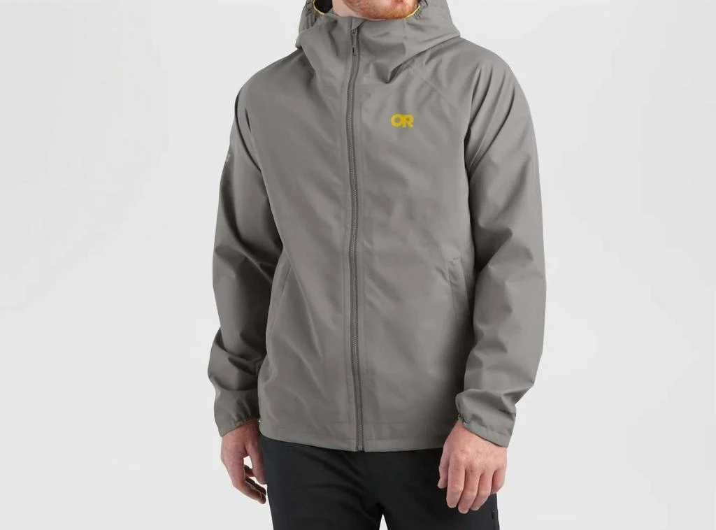 商品Outdoor Research|Mens Motive Ascentshell Jacket In Pewter,价格¥1152,第1张图片