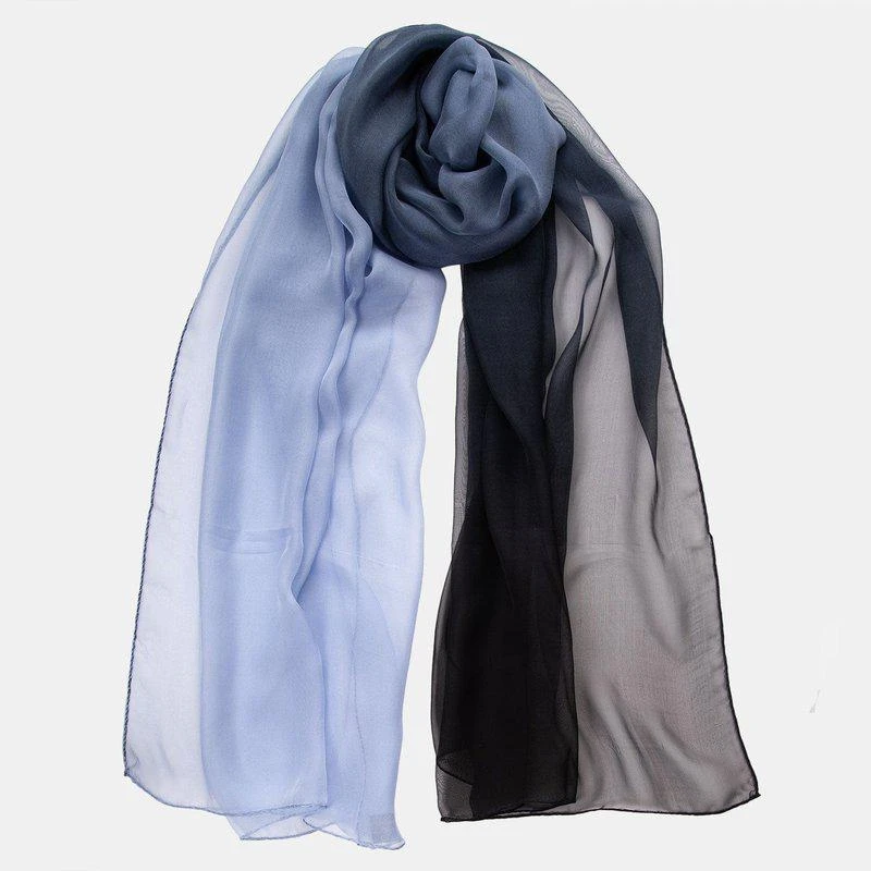 商品Elizabetta|Claudia Silk Scarf/Shawl Blue Ombré,价格¥944,第1张图片