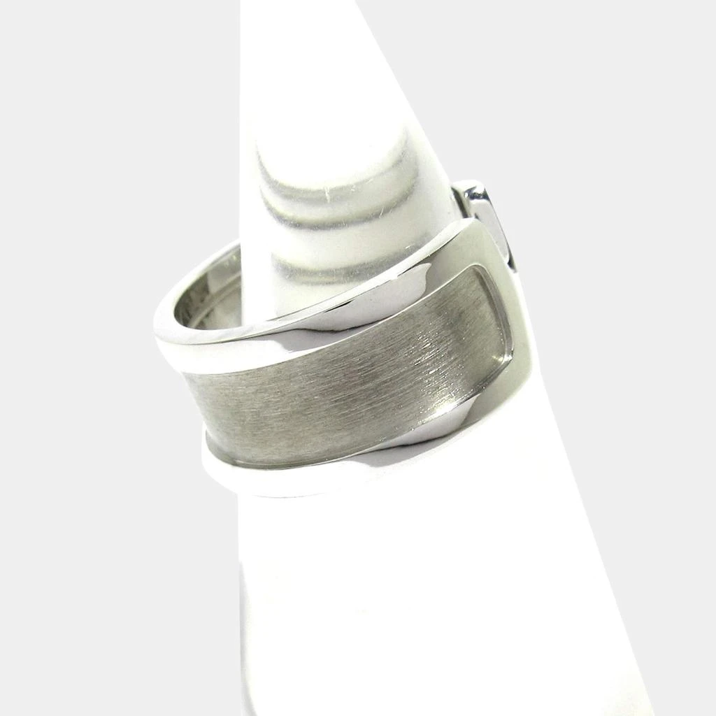 商品[二手商品] Cartier|Cartier Vintage Double C 18K White Gold Ring EU 54,价格¥10230,第3张图片详细描述