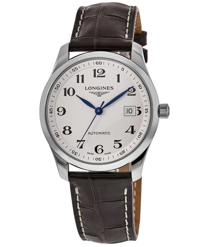 商品Longines|Longines Master Collection Automatic 40mm Silver Dial Brown Leather Men's Watch L2.793.4.78.3,价格¥12841,第1张图片