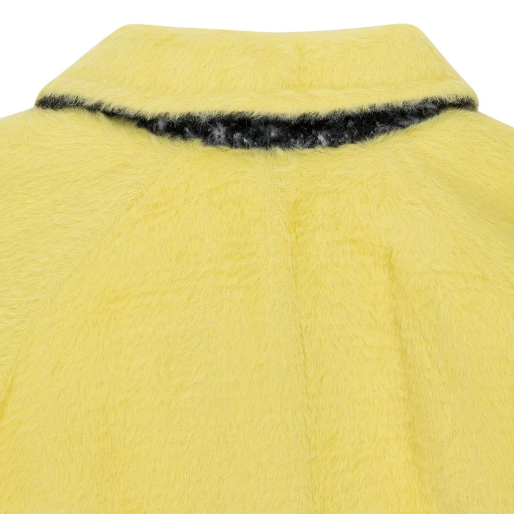 商品Fung Lan and Co.|HOUNDSTOOTH TEXTURED REVERSIBLE MAC YELLOW COAT,价格¥978,第3张图片详细描述